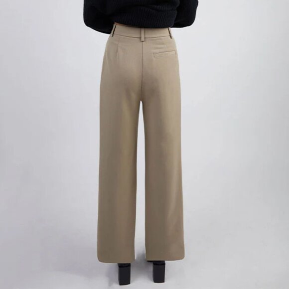 NWT | OAK + FORT Wide Leg Trouser (Winter Twig) - Picture 2 of 4